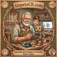 GepetoCR — Aprender tecnología paso a paso, en familia.